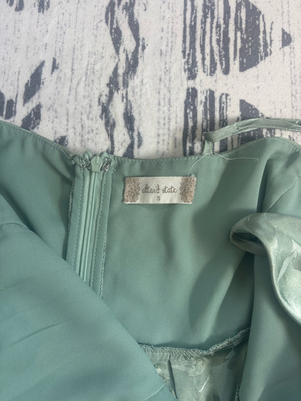 Altar’d State Mint Green Spaghetti Strap Dress